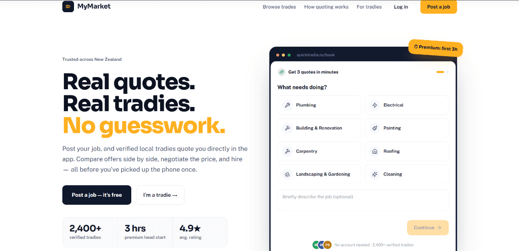 QuickTradie (MyMarket)