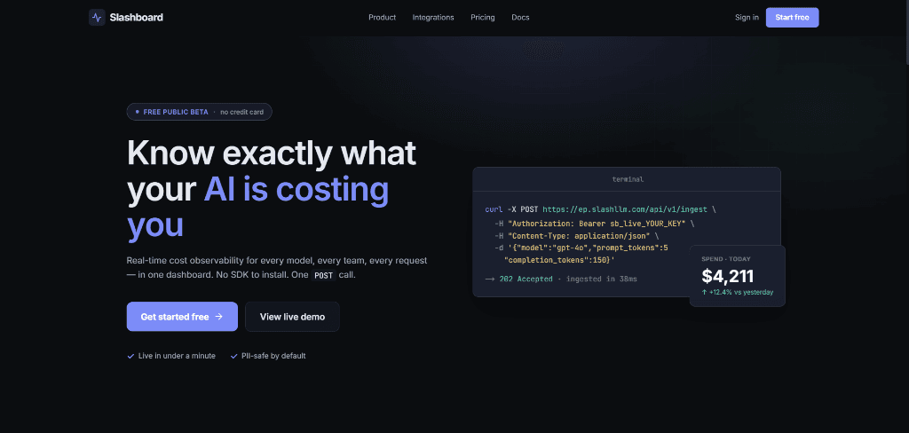 Slashboard